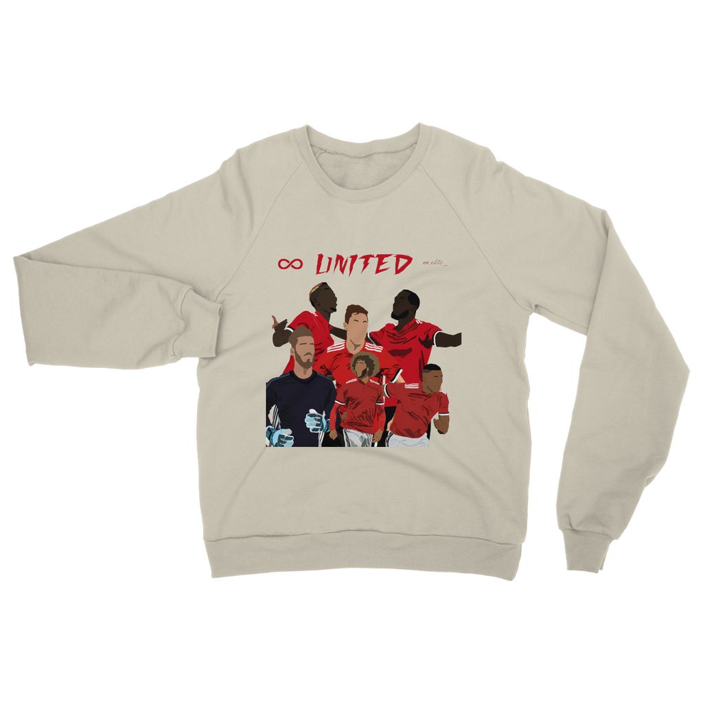 Man Utd Heavy Blend Crew Neck Sweatshirt