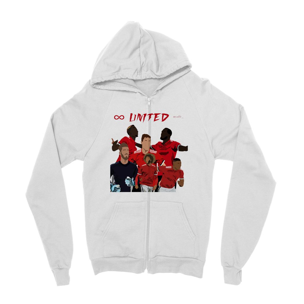 Man Utd Kids' Zip Hoodie