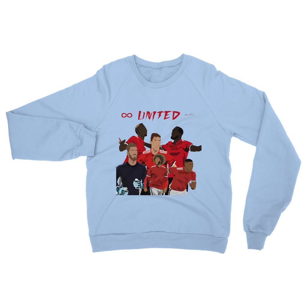 Man Utd Heavy Blend Crew Neck Sweatshirt